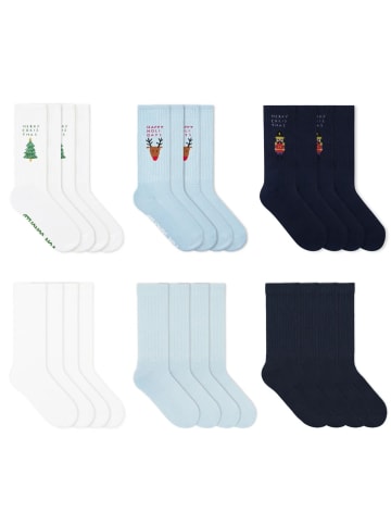 von Jungfeld Tennissocken Christmas Bundle in Blue/Navy/White