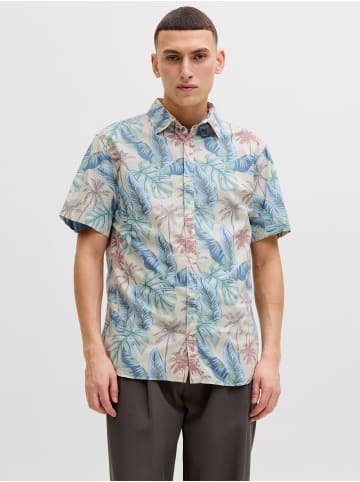 Jack & Jones Hawaii-Hemd in Moonbeam