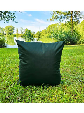 JACK 1x Outdoor Kissenhülle 45x45cm Uni in Dunkelgrün