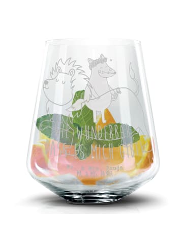 Mr. & Mrs. Panda Whiskeyglas Sternzeichen Löwe ohne Spruch in Transparent
