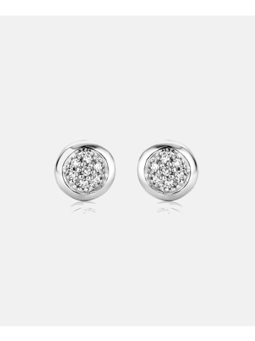 Diamant L'éternel Ohrstecker aus 375 Weißgold mit Diamant