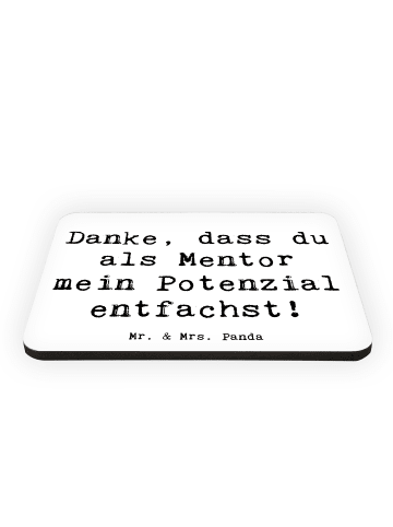 Mr. & Mrs. Panda magnet Spruch Mentor Potenzial mit Spruch in Weiß