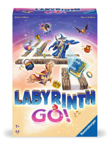 Ravensburger Würfelspiel Labyrinth GO! - Gesellschaftsspiel & Brettspiel ab 7 Jahre 7-99 Jahre in bunt
