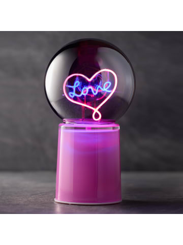 Butlers Butlers Kugel GLOW BALL Herz in Violett