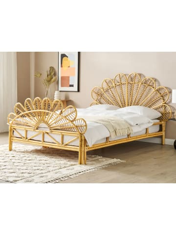 Beliani 2-tlg Doppelbett FLORENTINE in Braun