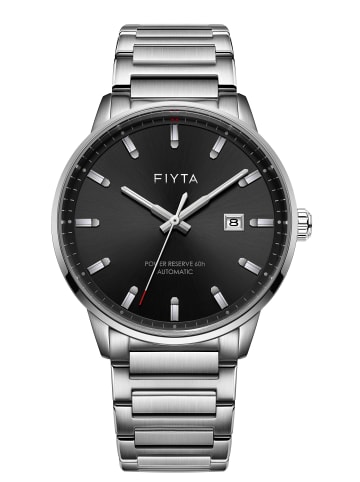 FIYTA Automatikuhr Yachtsmen in grau / silber