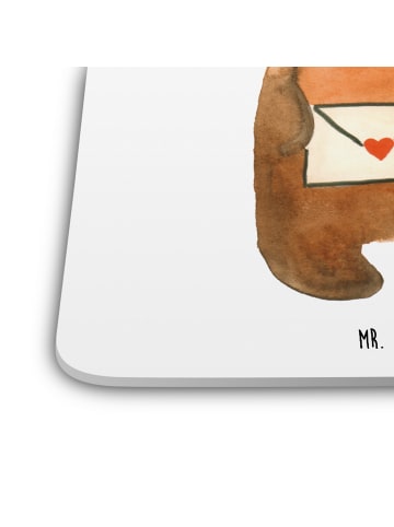 Mr. & Mrs. Panda Coaster Bär Vermissen ohne Spruch in Weiß