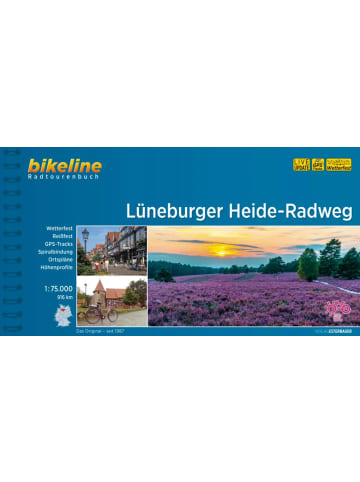 Esterbauer Lüneburger Heide-Radweg | 1:75.000, 916 km, wetterfest/reißfest, GPS-Tracks...