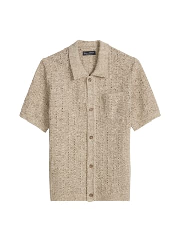 Marc O'Polo Kurzarm-Strickjacke regular in Weiß
