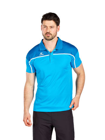 erima Herren Change By Erima Poloshirt in curacao/mykonos/weiß