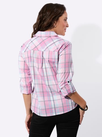 WITT WEIDEN Karobluse in rosé-ecru-kariert