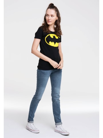 Logoshirt T-Shirt Batman-Logo in schwarz