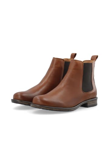 Bianco Chelsea Boots in Cognac