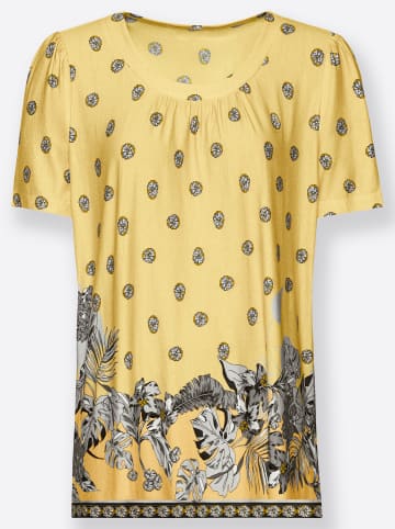 WITT WEIDEN Shirt in zitrone-bedruckt