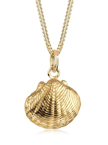 Elli Halskette 925 Sterling Silber Muschel in Gold