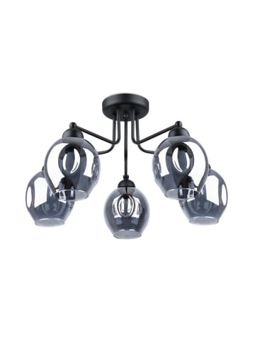 Nice Lamps Deckenleuchte GARTEN 5 schwarz (L)59cm (B)59cm (H)36cm