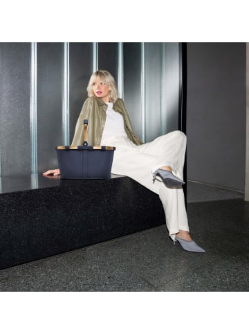 Reisenthel Carrybag - Einkaufskorb (cord dark matcha) in midnight gold