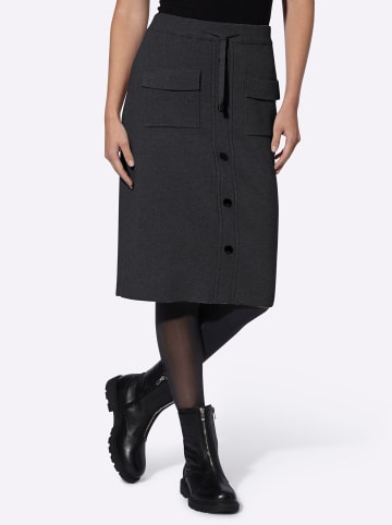 Heine Strickrock in schwarz