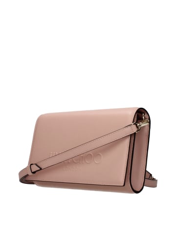 Jimmy Choo Pink Leder Clutch Tasche