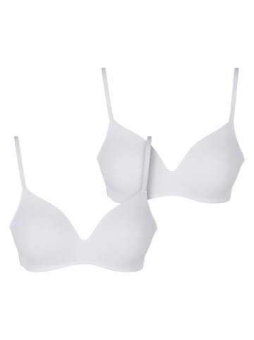 Urban Classics Padded Bra in white+white