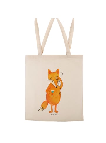 Mr. & Mrs. Panda Tote Bag Fuchs Lord ohne Spruch in Weiß