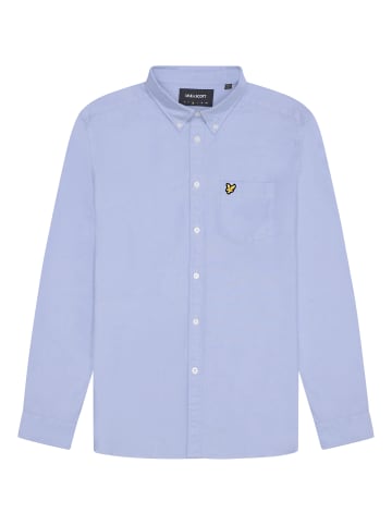 Lyle & Scott Langarmhemd in Mittelblau