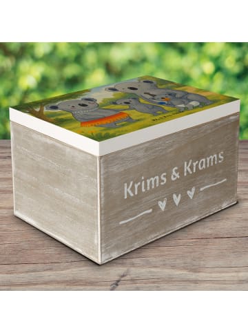 Mr. & Mrs. Panda Schatulle Koala Familie Design ohne Spruch in Weiß