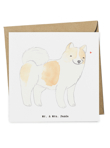 Mr. & Mrs. Panda Deluxe Karte Thai Bangkaew Moment ohne Spruch in Weiß