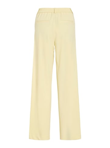 Vila Wide Leg Hose in Pastel Yellow