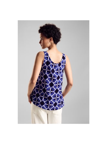 Street One Top in violet blue