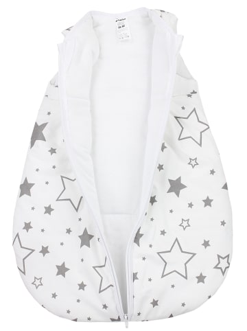 TupTam Baby Ganzjahres Schlafsack Ärmellos Wattiert in weiß Modell 1