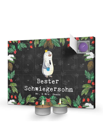 Mr. & Mrs. Panda Adventskalender Pinguin Bester Schwiegersohn mi... in Kreidetafel
