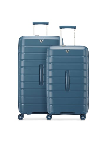 Roncato B-Flying Trunk 4 Rollen Kofferset 2-teilig in denim