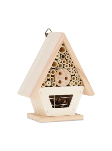 relaxdays Insektenhotel in Natur - (B)15 x (H)19 x (T)8 cm