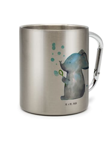 Mr. & Mrs. Panda Kaffeebecher Elefant Seifenblasen ohne Spruch in Silber
