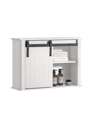 SoBuy Hängeschrank in Weiß - (B)68 x (H)48 x (T)20cm