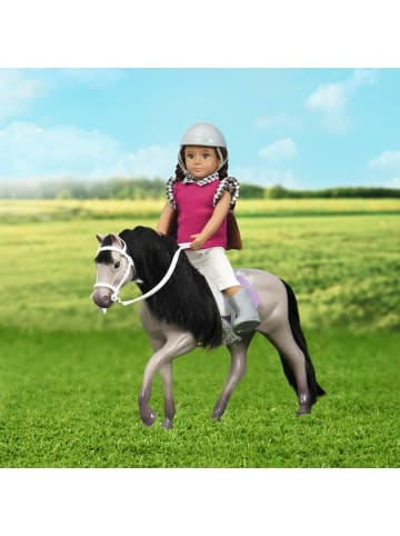 LORI Puppenzubehör Pferd Grey Andalusian ab 3 Jahre in Mehrfarbig