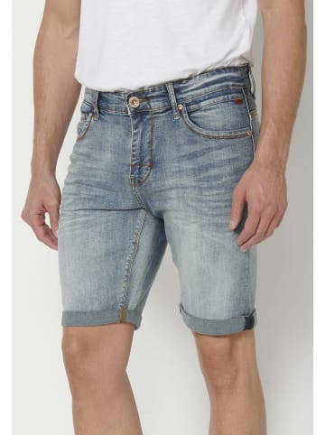 KOROSHI Bermuda Cowboy Strecth Regular Fit in blau