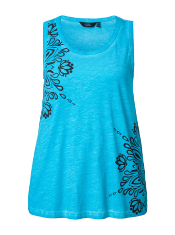 Ulla Popken Strick-Top in tiefes aqua