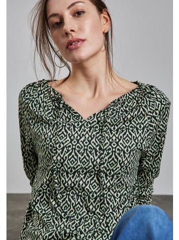 Street One 'Bedrucktes Raglan Shirt' Grün