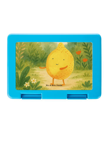 Mr. & Mrs. Panda Bento Box Beste Freunde Zitrone Design ohne Spruch in Weiß