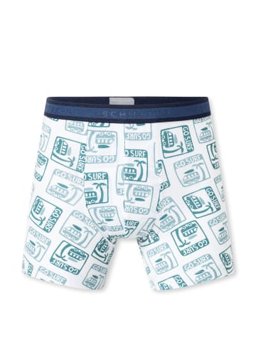 Schiesser Trunk 955 in grün, weiß, gestreift