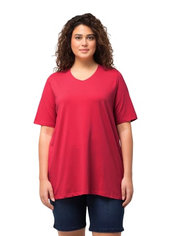 Ulla Popken Shirt in dunkel rosa