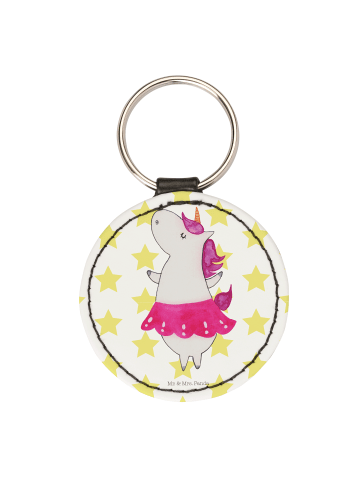 Mr. & Mrs. Panda Taschenanhänger Einhorn Ballerina ohne Spruch in Weiß