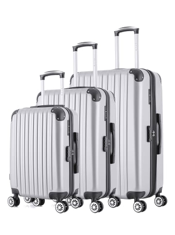 WAVE PARIS 3 tlg. Kofferset DENALI in HeLgrau (95L/64L/37L)