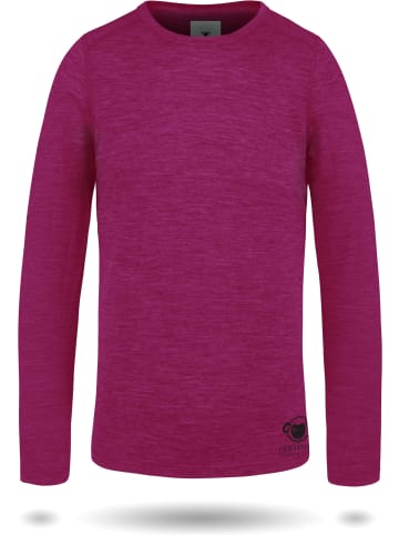 Normani Outdoor Sports Kinder Merino Langarm Broome in Fuchsia