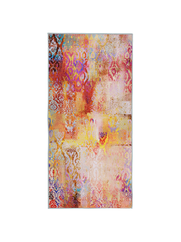Beliani Kurzflor ISPARTA in Bunt/Lila/Rosa - (W) 80 x (H) 0.5 x (L) 150 cm