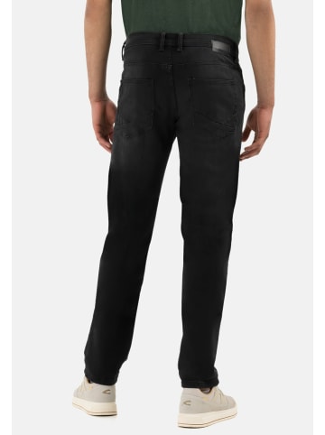 Camel Active Slim Fit 5-Pocket Jeans in Schwarz