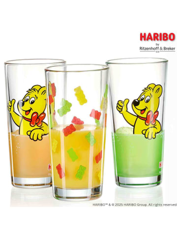 Ritzenhoff & Breker 6er Set Trinkgläser Haribo Thumbs Up 380 ml in orange