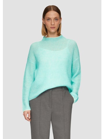 s.Oliver BLACK LABEL Strickpullover langarm in Türkis